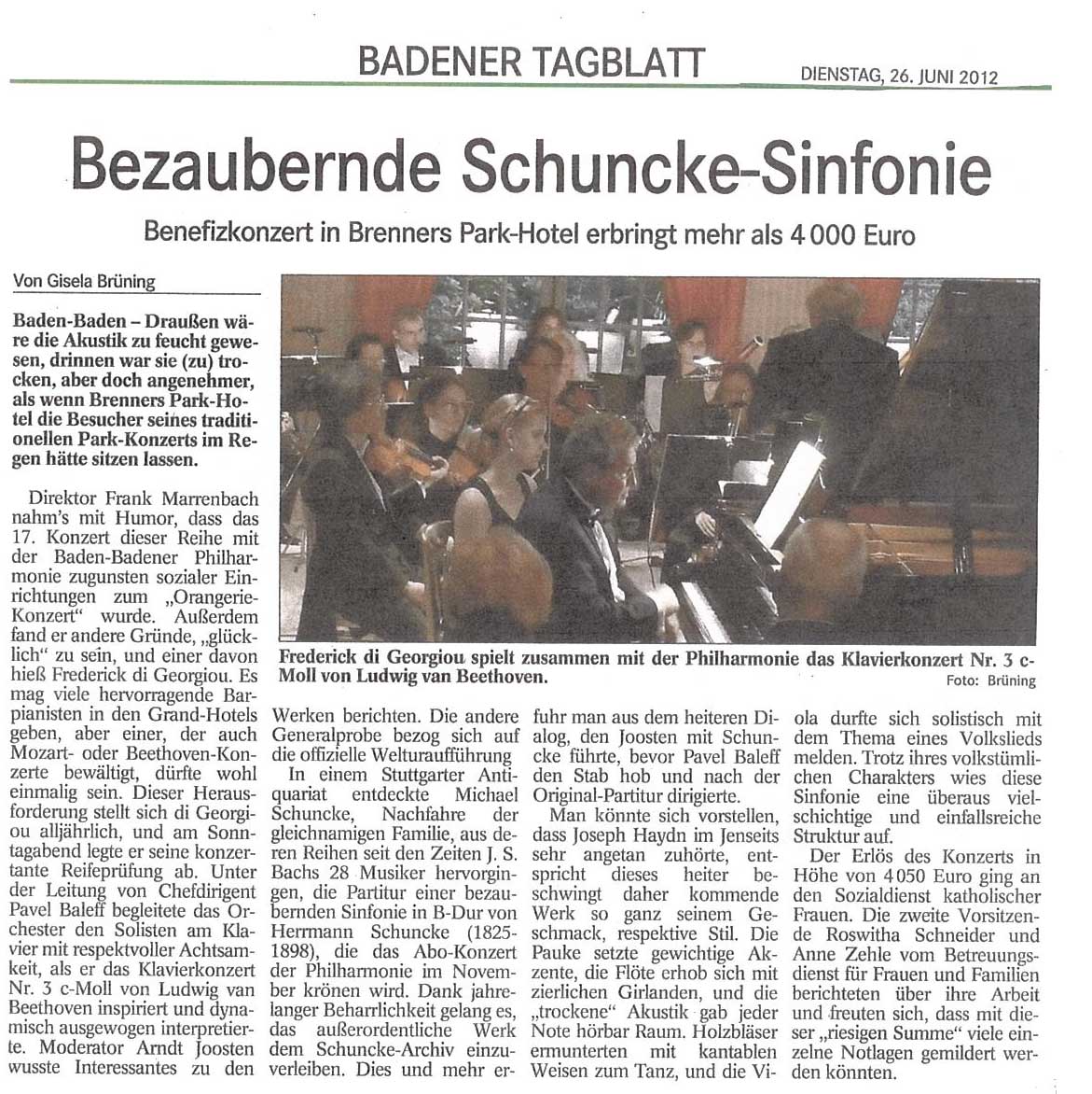 Bezaubernde Schuncke-Sinfonie